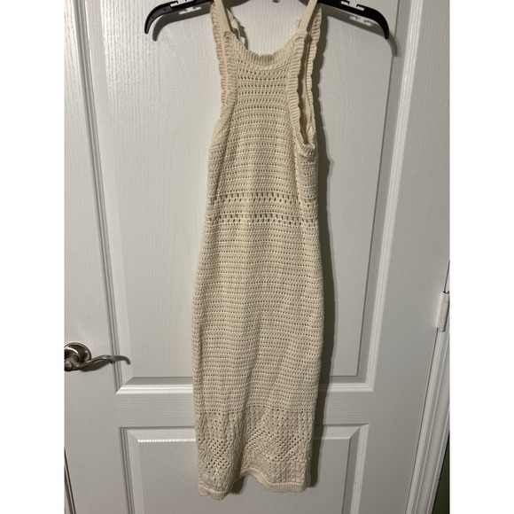 Arizona Ivory Crochet Beach Dress Size Xs - Picture 1 of 3
